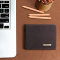 Carlos-W01 Sb Brown Leather Bi-Fold Wallet