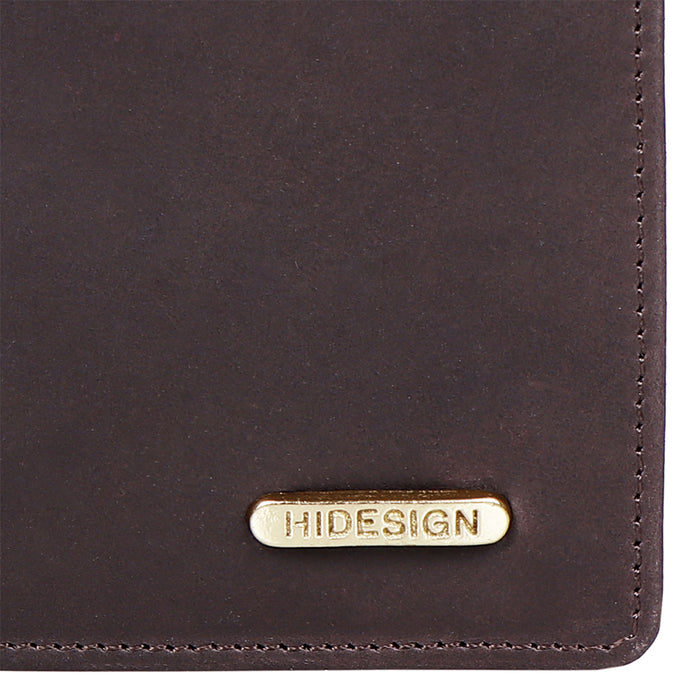 Carlos-W01 Sb Brown Leather Bi-Fold Wallet