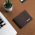 Carlos-W02 Sb Brown Leather Bi-Fold Wallet
