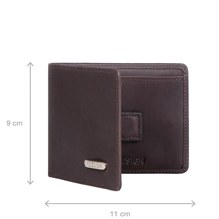Carlos-W05 Sb Black Leather Bi-Fold Wallet