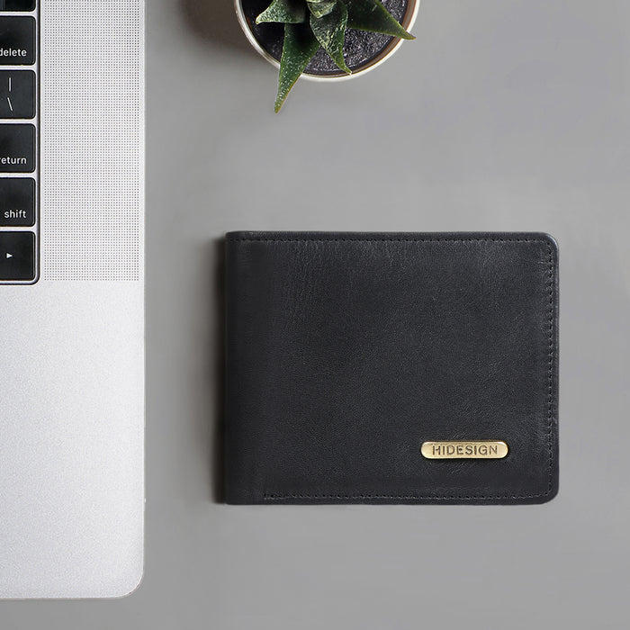 Carlos-W05 Sb Brown Leather Bi-Fold Wallet