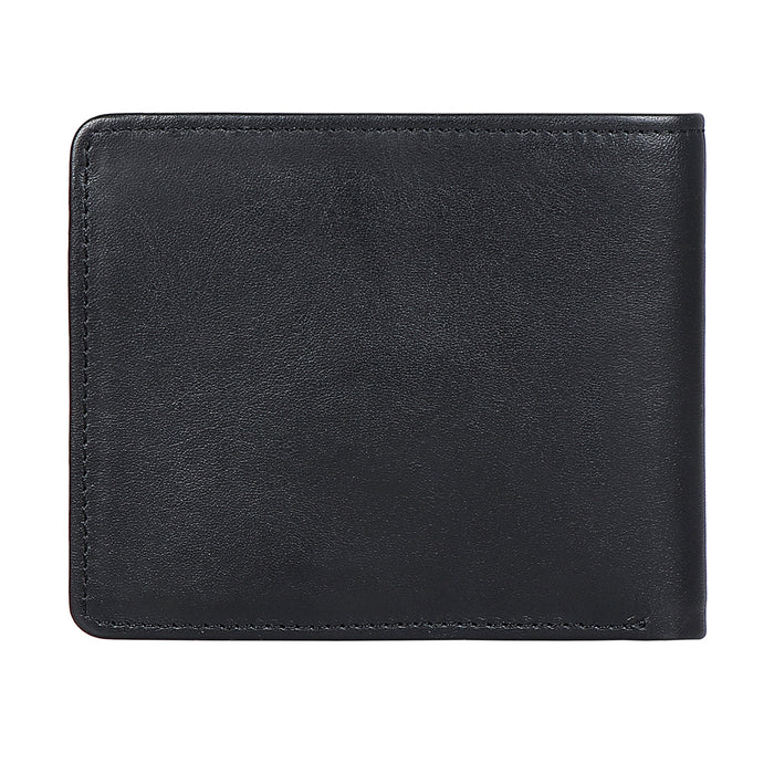Carlos-W05 Sb Brown Leather Bi-Fold Wallet