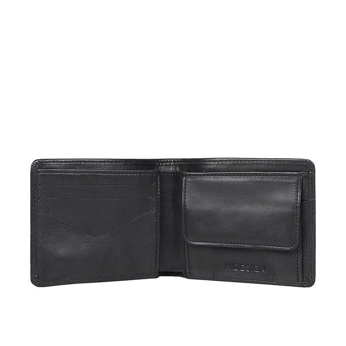 Carlos-W06 Sb Brown Leather Bi-Fold Wallet