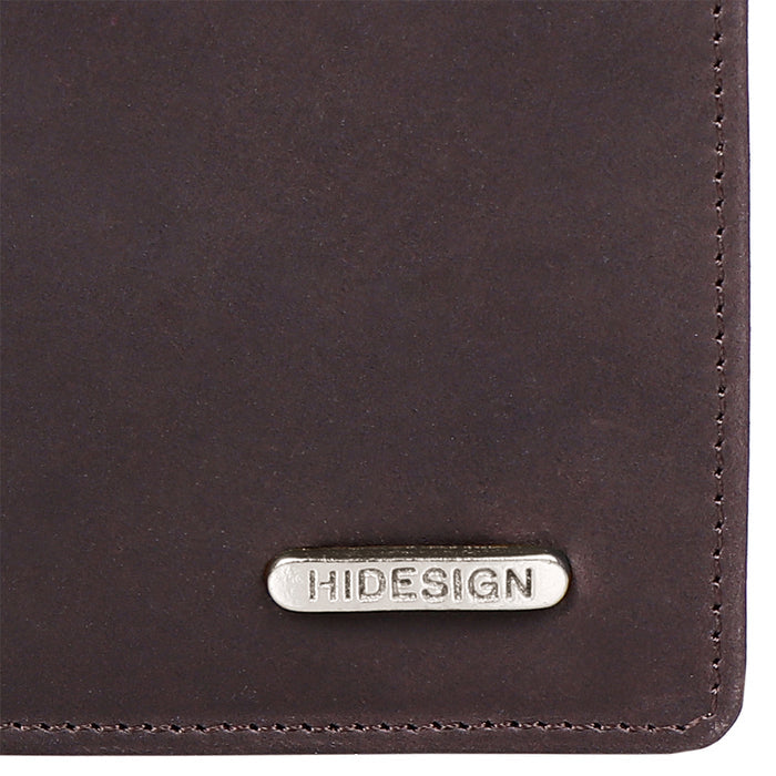 Carlos-W06 Sb Brown Leather Bi-Fold Wallet
