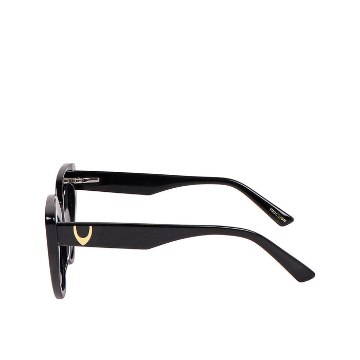 Carmel Women's Black Cat Eye Sunglasses