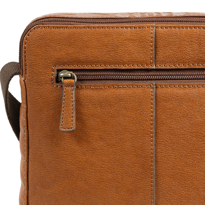 Carnaby 01 Tan Leather  Crossbody
