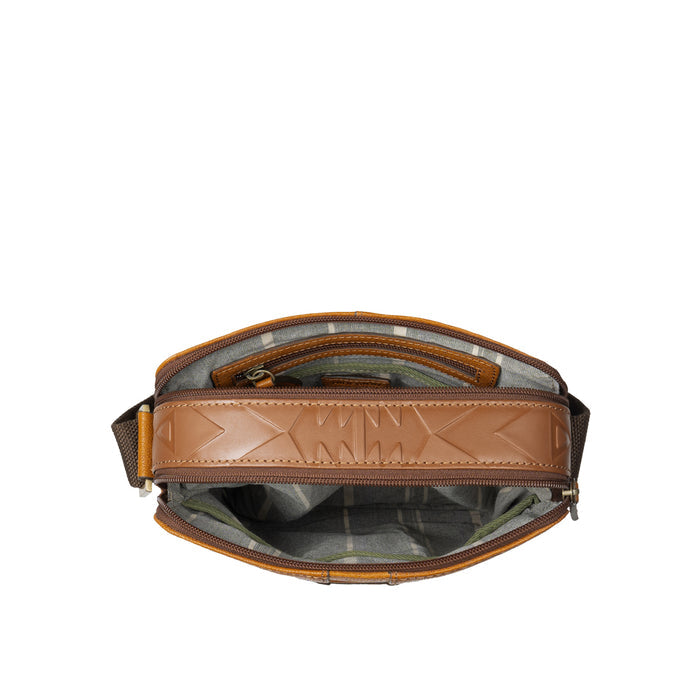 Carnaby 01 Tan Leather  Crossbody