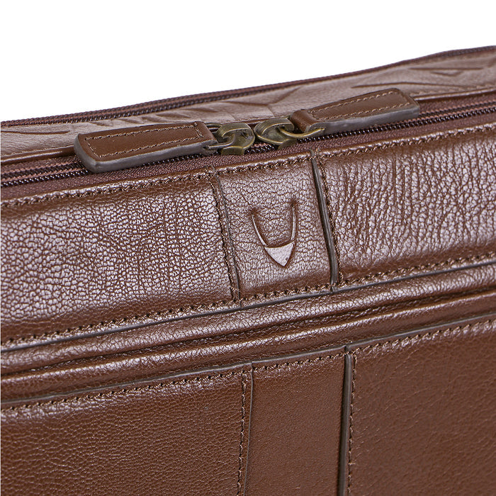 Carnaby 02 Brown Leather  Crossbody