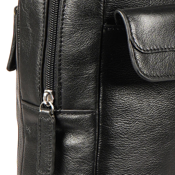 Cashmere 01 Black Leather  Crossbody
