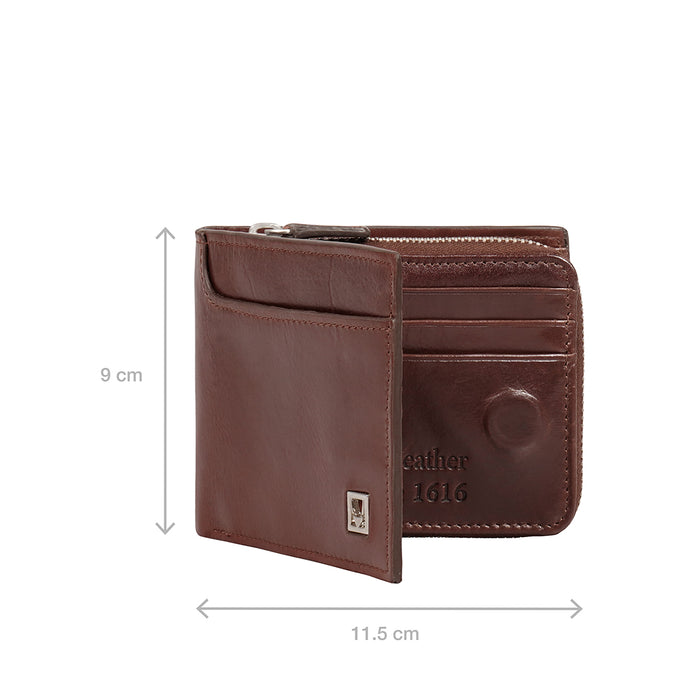 Cashmere W1 Tan Leather Bi-Fold Wallet