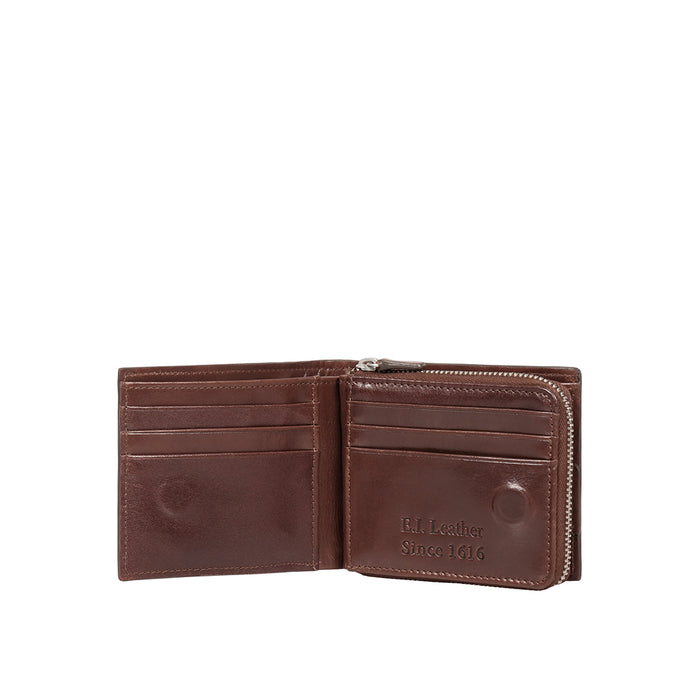 Cashmere W1 Tan Leather Bi-Fold Wallet