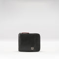Cashmere W2 Black Leather Bi-Fold Wallet