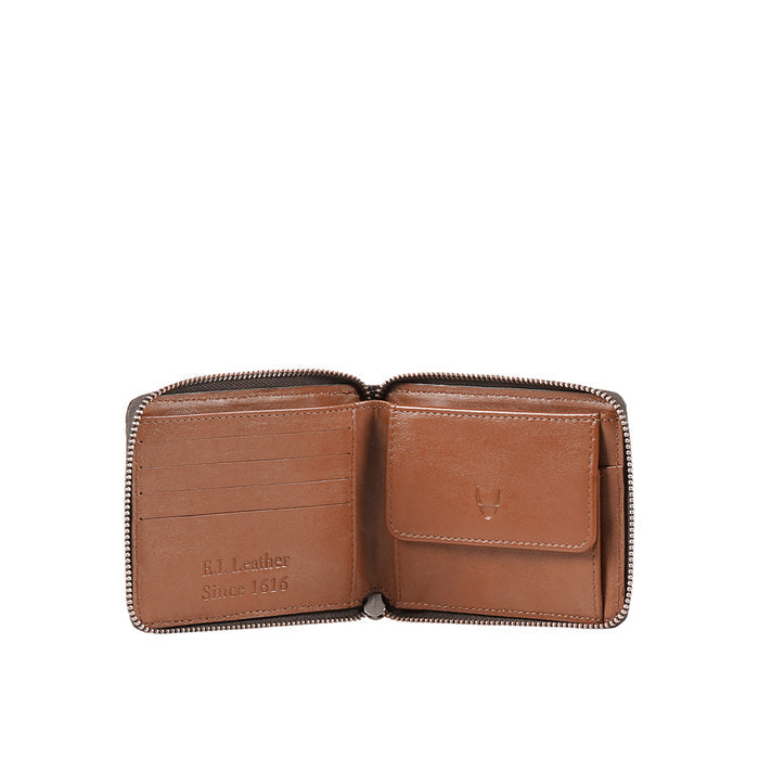 Cashmere W2 Green Leather Bi-Fold Wallet