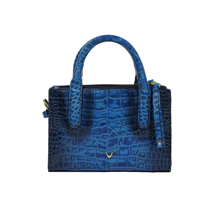 Casino 01 Blue Leather Sling Bag