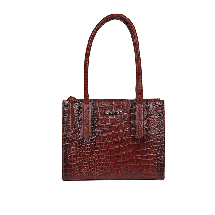 Casino 02 Red Leather Tote Bag
