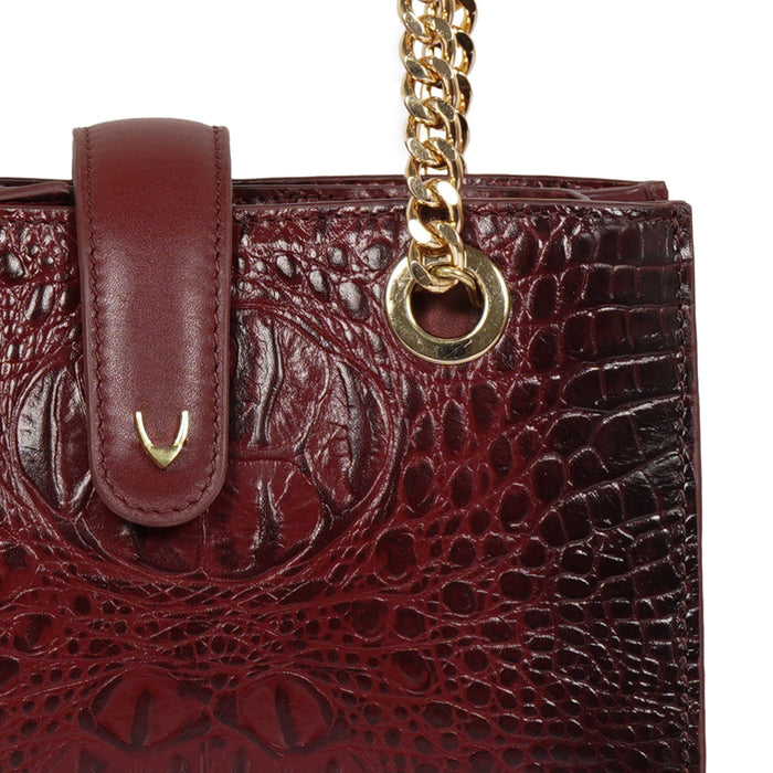 Casino 04 Red Leather Shoulder Bag