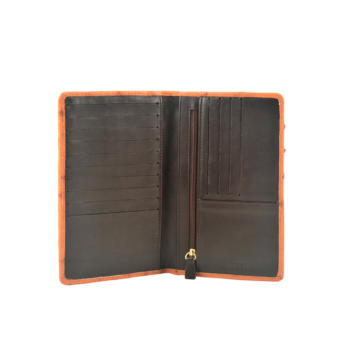 Caspian Tan Leather Passport Holder