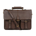 Castello Brown Leather  Briefcase