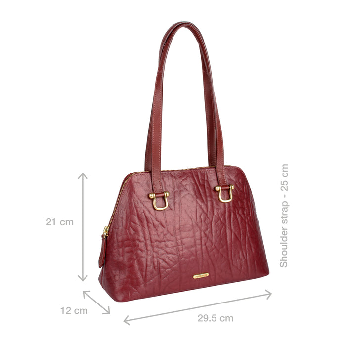 Cera 01 Marsala Leather Tote Bag