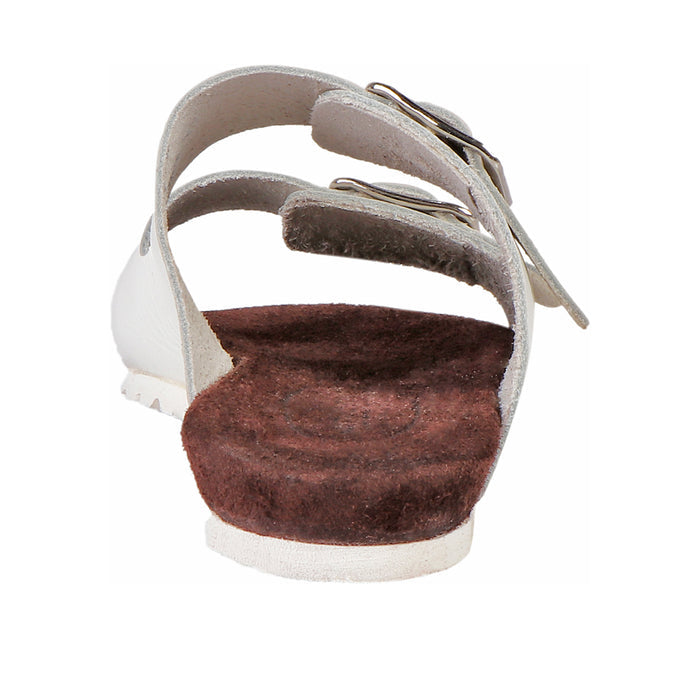 Cersie Women's White Leather Sandals