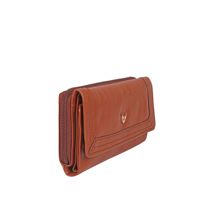 Cerys W3 Tan Leather Clutch Wallet