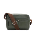 Changi-02 Green Leather  Crossbody