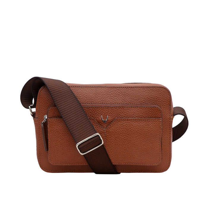 Changi-02 Tan Leather  Crossbody