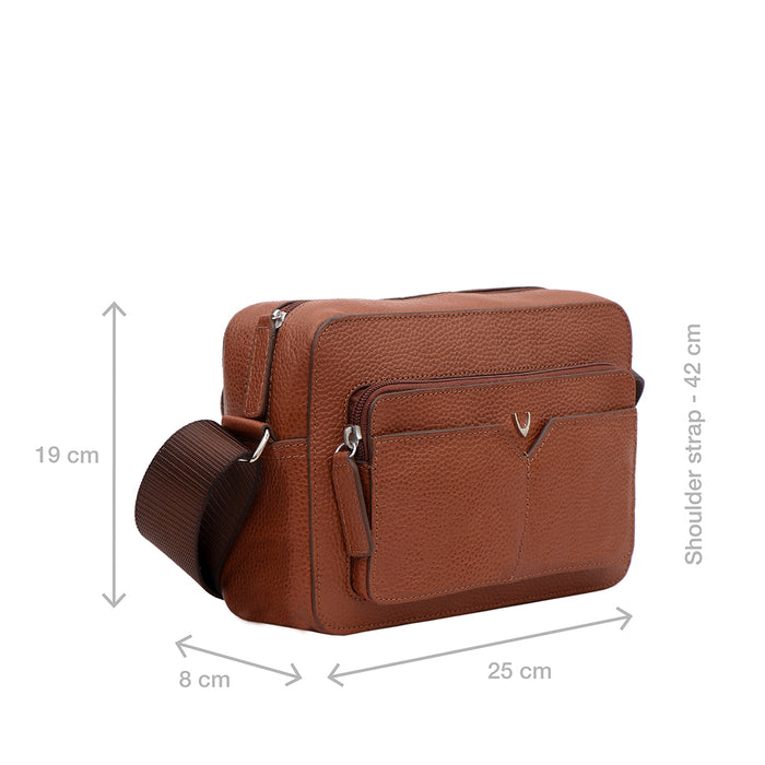 Changi-02 Tan Leather  Crossbody