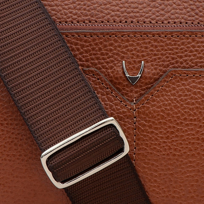 Changi-02 Tan Leather  Crossbody