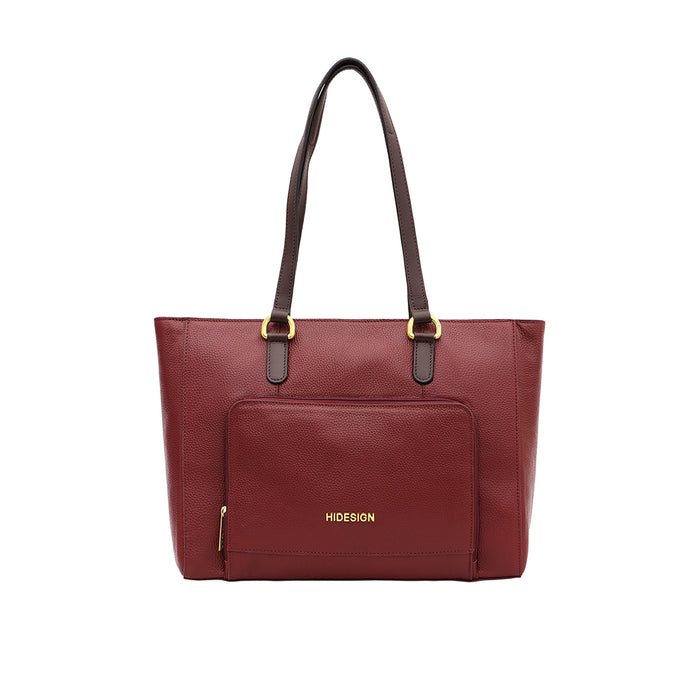Changi-03 Marsala Leather Shoulder Bag