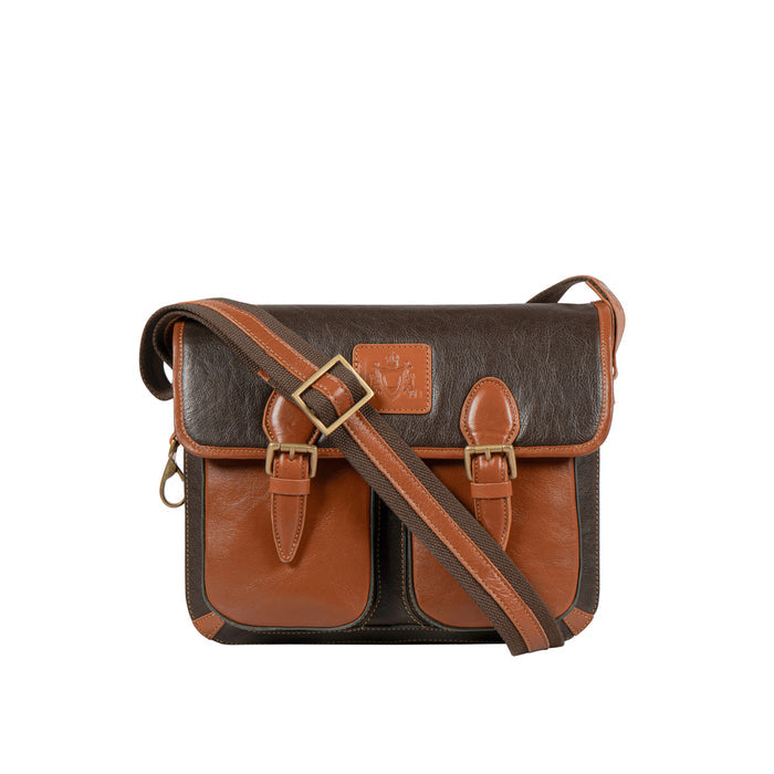 Charter 01 Green Leather  Crossbody