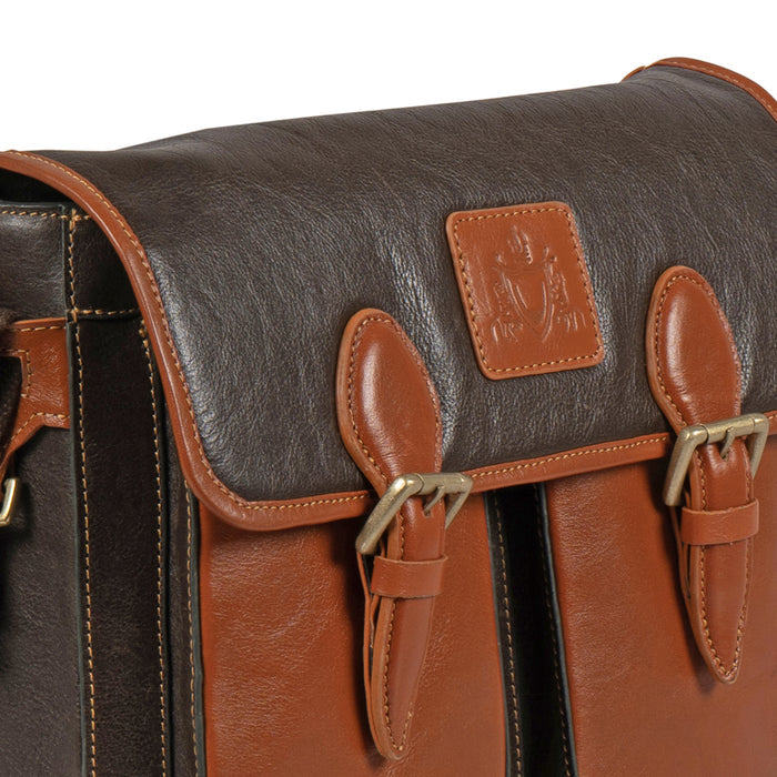 Charter 01 Green Leather  Crossbody