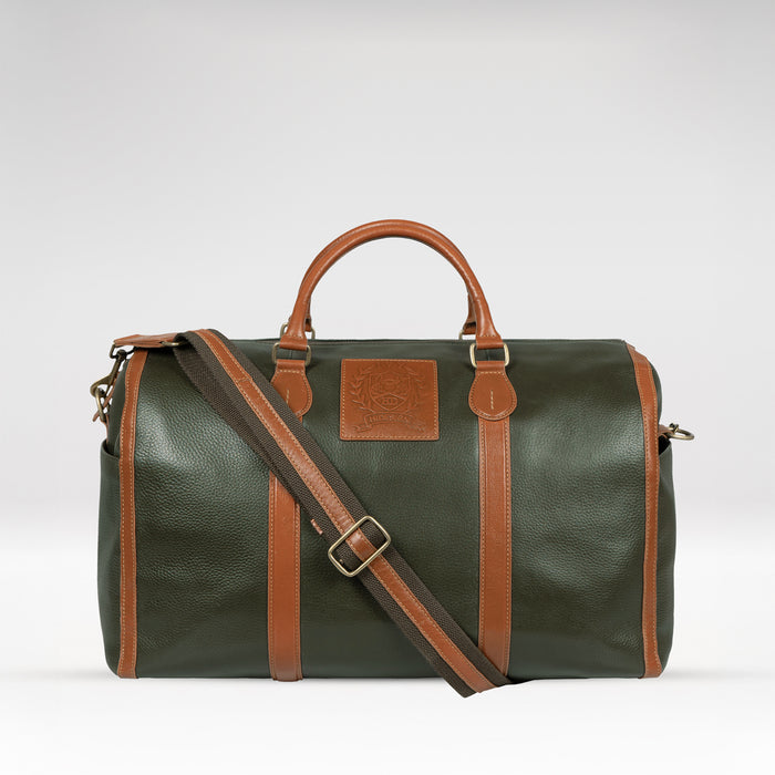 Charter 02 Green Leather Duffle Bag
