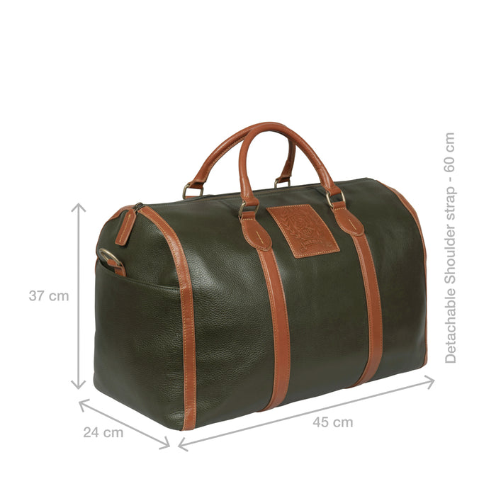 Charter 02 Green Leather Duffle Bag