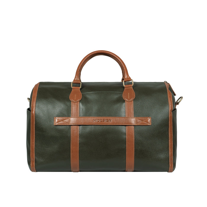 Charter 02 Green Leather Duffle Bag