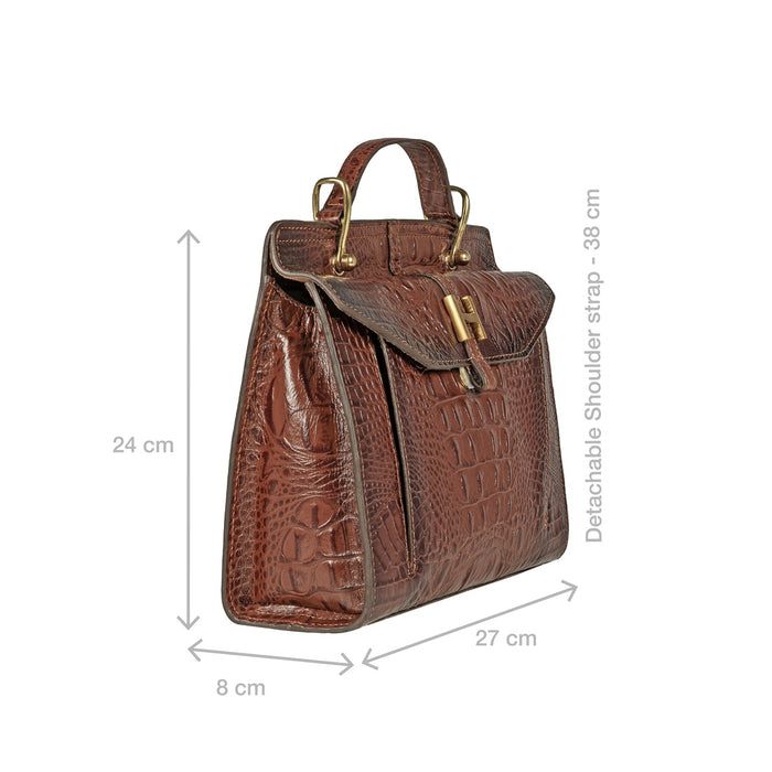 Cherie Tan Leather Satchel