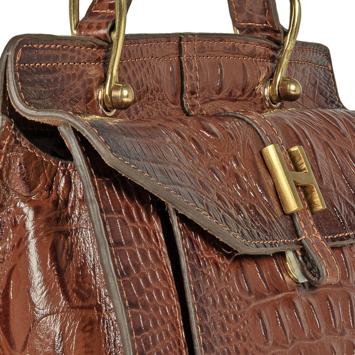 Cherie Tan Leather Satchel