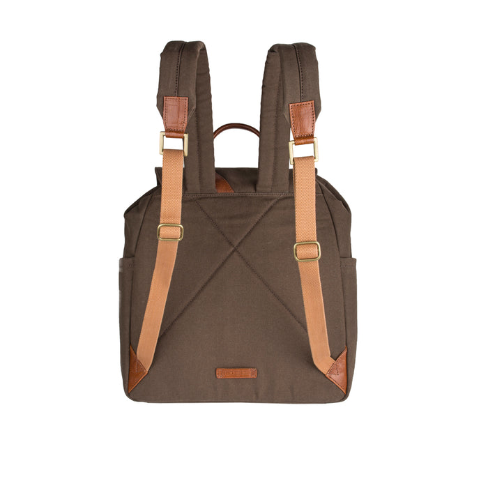 Cherokee 02 Green Canvas Backpack