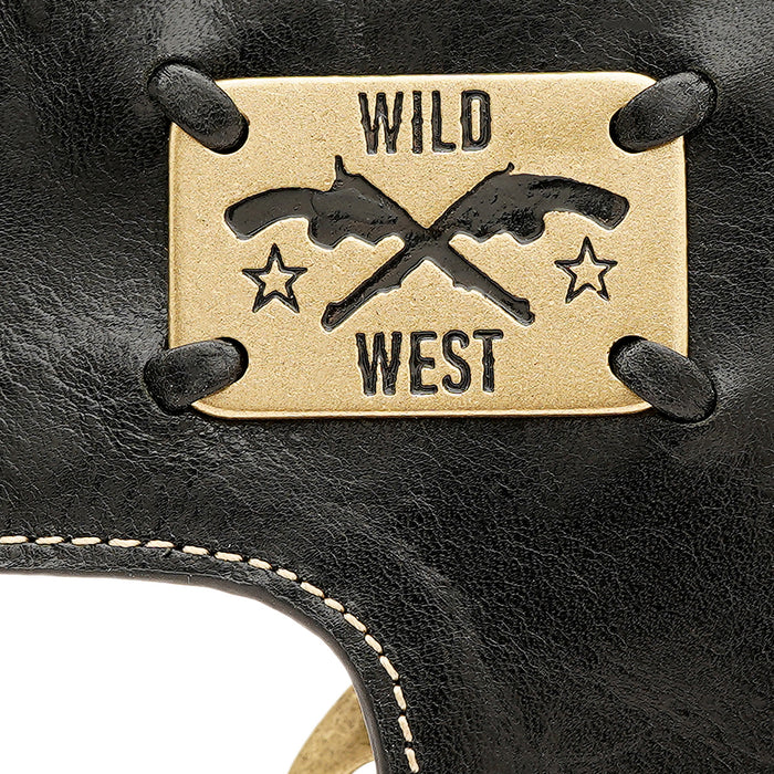 Cheyenne -W4 Black Leather Pouch