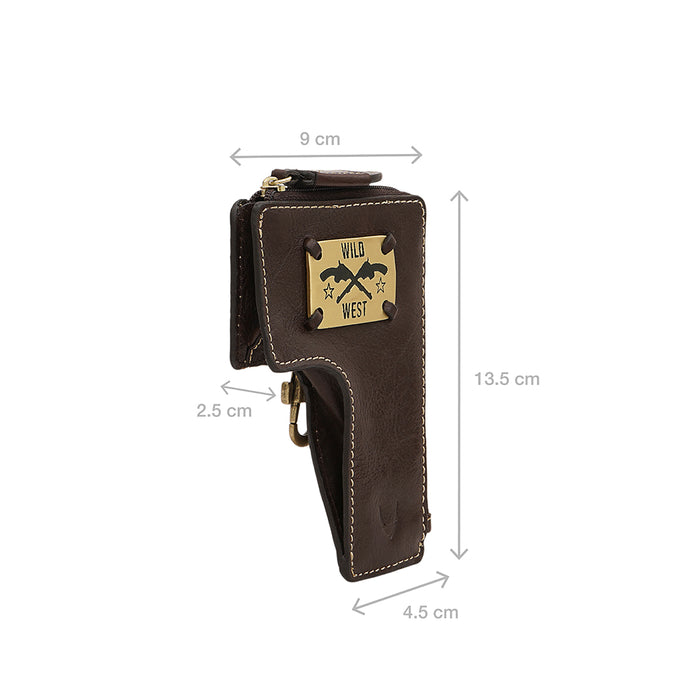 Cheyenne -W4 Brown Leather Pouch