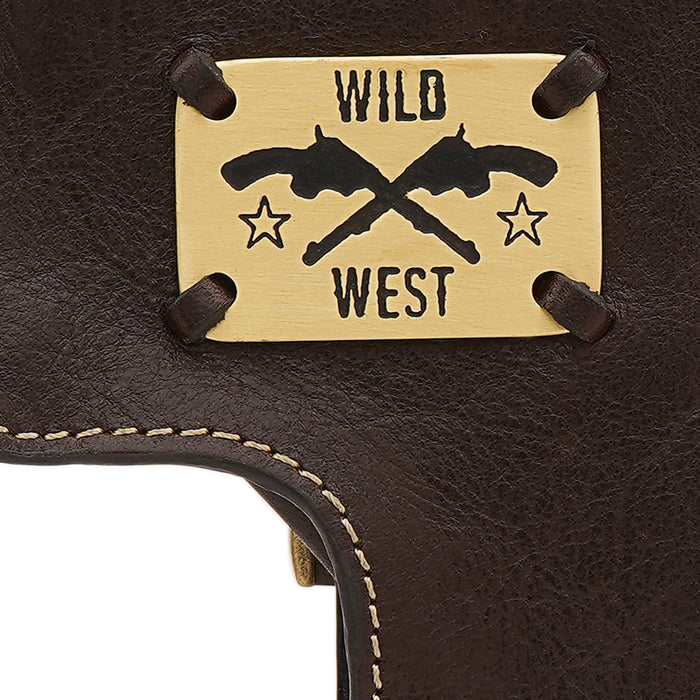 Cheyenne -W4 Brown Leather Pouch