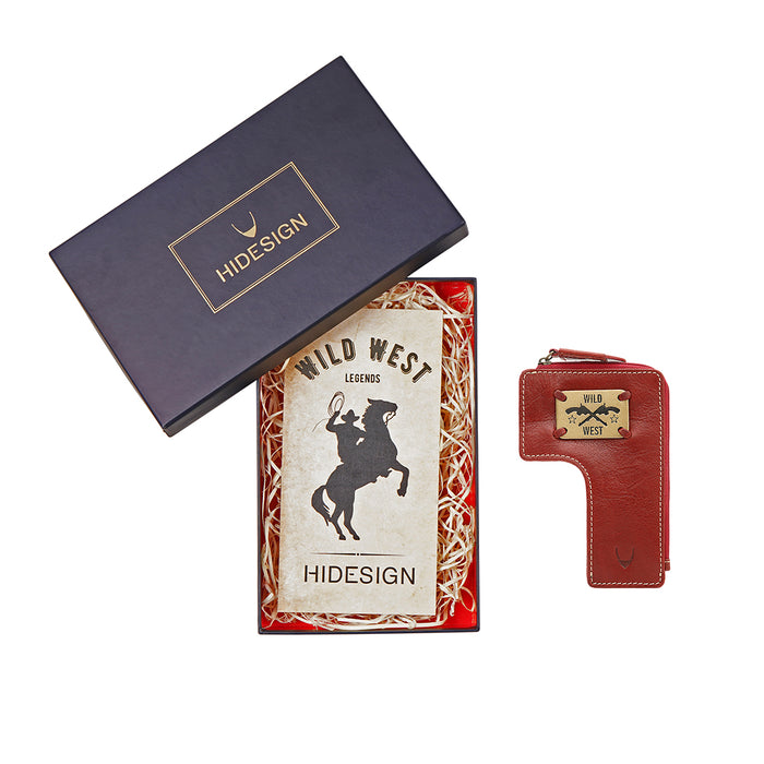 Cheyenne -W4 Red Leather Pouch
