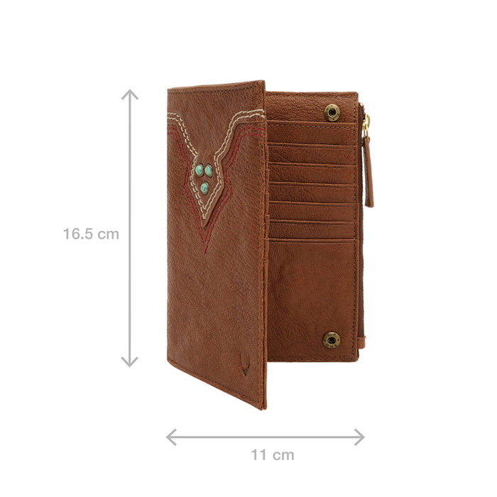 Cheyenne W1 Tan Leather Bi-Fold Wallet