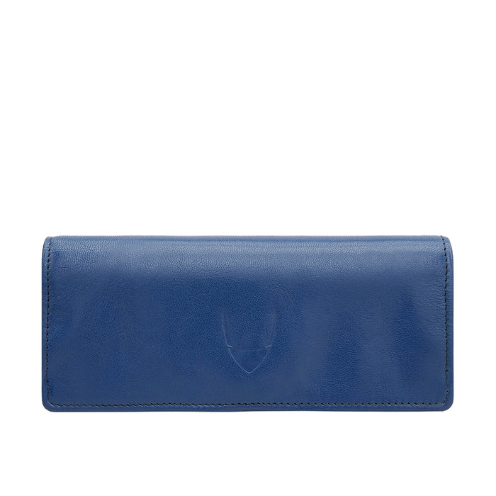 Cheyenne W3 Blue Leather Bi-Fold Wallet