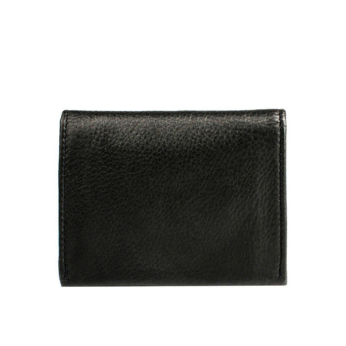 Chianti Black Leather Card Holder