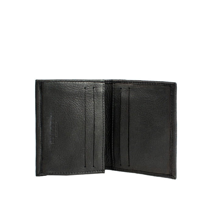 Chianti Black Leather Card Holder