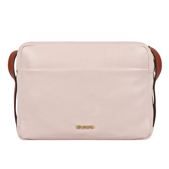 Chiquita 02 Beige Leather Crossbody