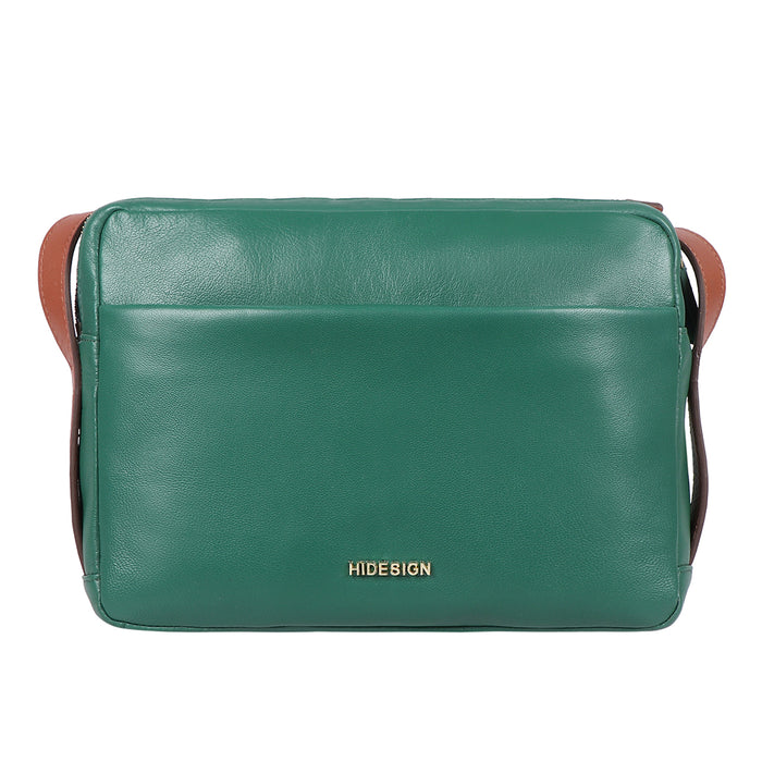 Chiquita 02 Green Leather Crossbody