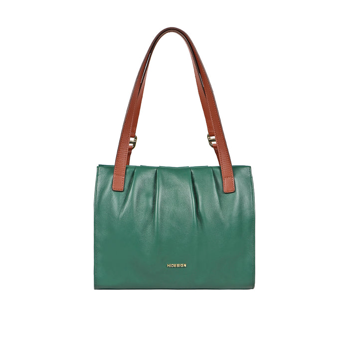 Chiquita 04 Green Leather Shoulder Bag