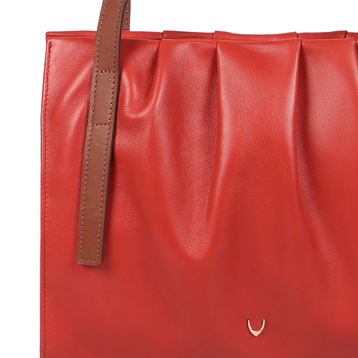 Chiquita 04 Red Leather Shoulder Bag